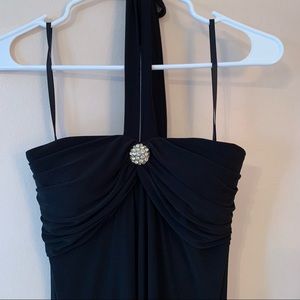 Black 90s Halter Dress Size 4
